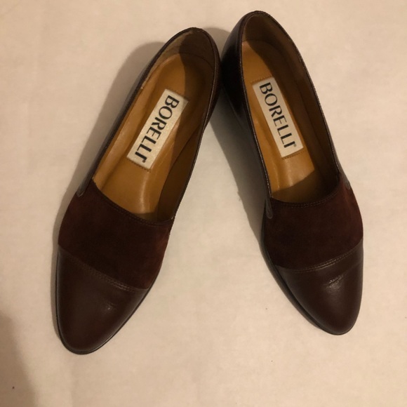 Borelli Leather Made in Brazil Suede Pointy Loafer - Picture 2 of 7
